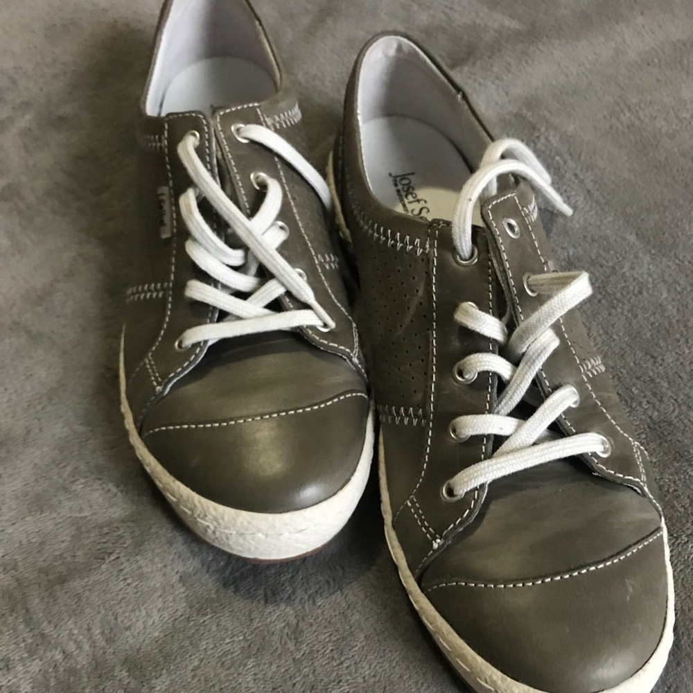 Never worn, European sneakers